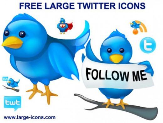 Free Large Twitter Icons