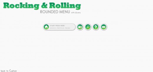 Rocking and Rolling Rounded Menu with jQuery