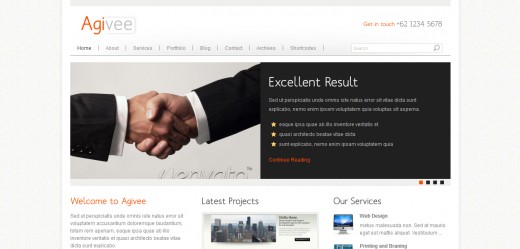 Agivee - Corporate Business WordPress Theme