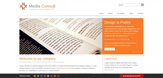 Media Consult - Business WordPress Theme