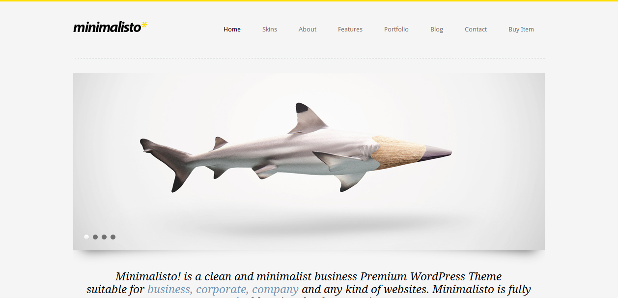 Minimalisto - Premium WordPress Theme