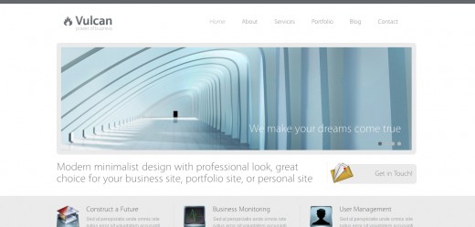 Vulcan - Minimalist Business WordPress Theme 4