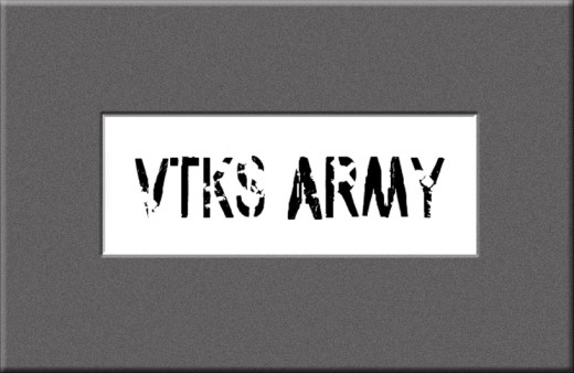 vtks army Font