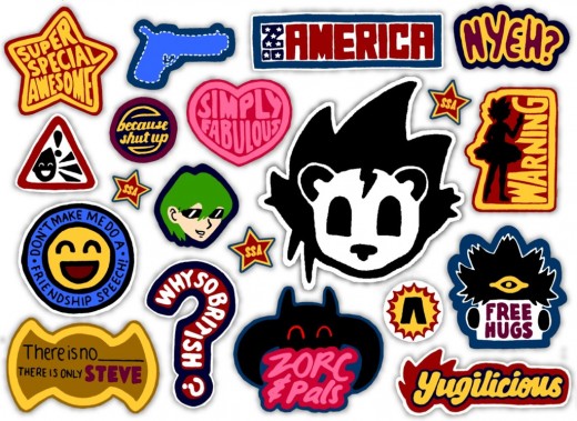 20 Cool and Best Sticker Designs for Inspiration - DotCave