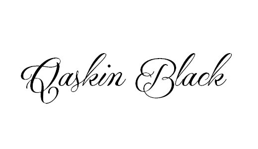 Qaskin Black Personal Use Font