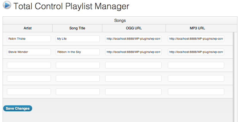 total control html5 audio player