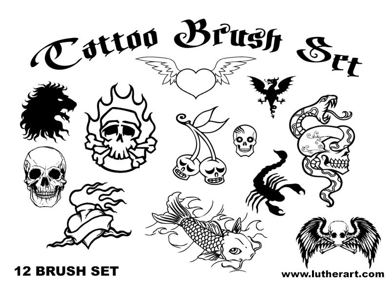 tattoo photoshop brushes free download
