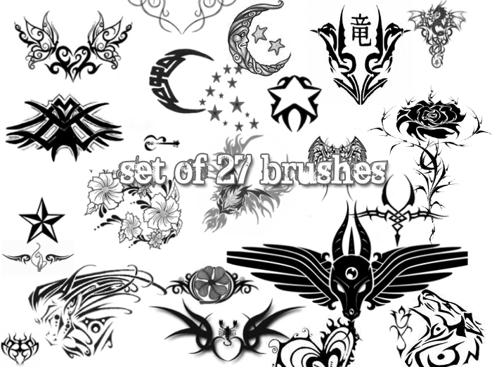 tattoo photoshop brushes free download