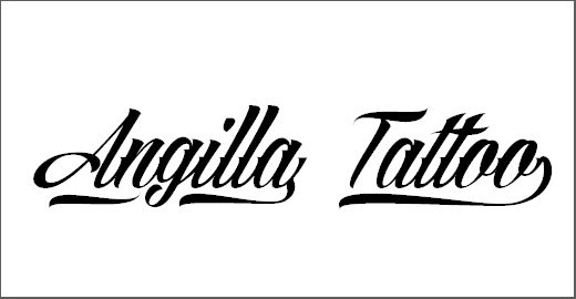 Angilla Tattoo Personal Use Font