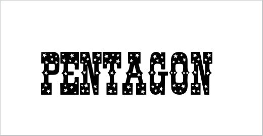 Pentagon Font