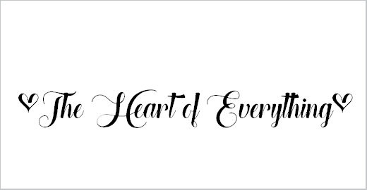 The Heart of Everything Demo Font