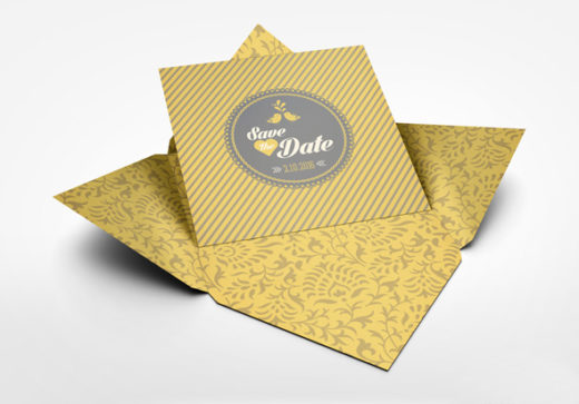 Free Invitation and Greeting Card Mockup