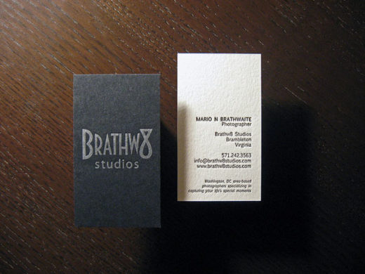 Brathw8 Studios Letterpress Card