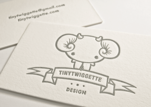 Tinytwiggette Brand Identity Business Card