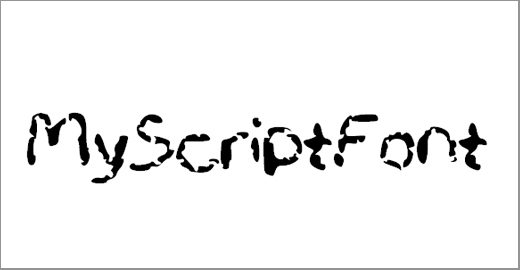 MyScriptFont