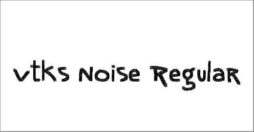 Vtks Noise Font