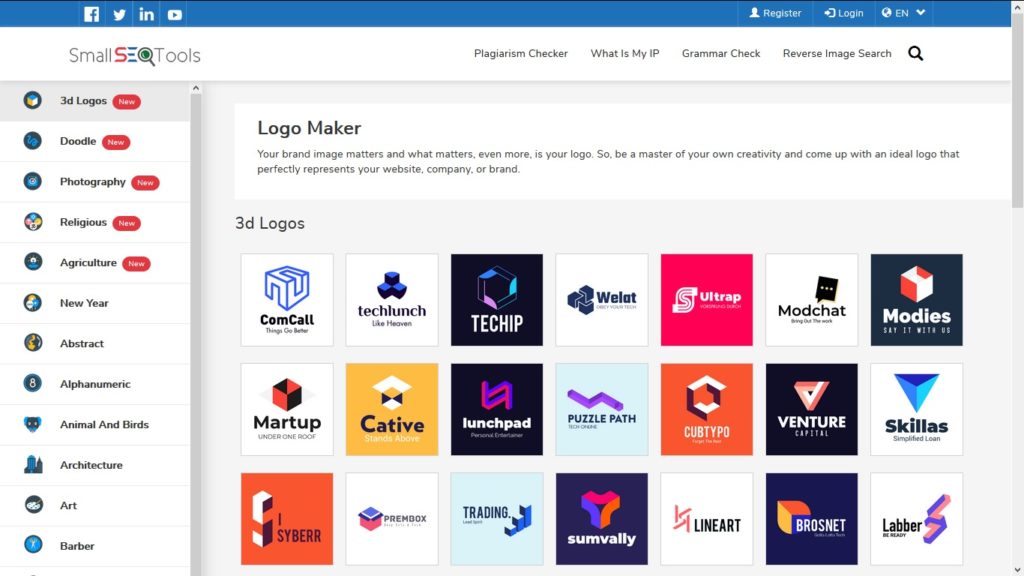 logo design tool free and online